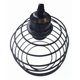 thumbnail image 3 of Lámpara colgante de techo con diseño moderno de primavera, metal negro, 3 of 3