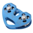 thumbnail image 3 of Polea de de 2 Piezas, Polea de Doble Aplicación para Cuerdas de 13 Mm Sunnimix Polea doble de escalada, 3 of 8