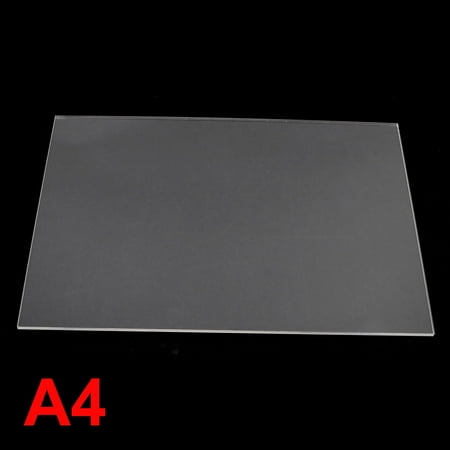 Unique Bargains 2mm Clear Perspex Acrylic Cut Plexiglass Sheet A4 Size 210mm x (Best Way To Cut Perspex Sheet)