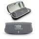 thumbnail image 1 of JBL Charge 5 - Altavoz Bluetooth portátil con estuche de viaje rígido Megen con resistencia al agua IP67 y salida de carga USB (gris), 1 of 5