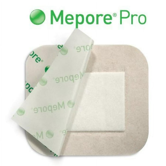Mepore Pro Self-Adhesive Absorbent Dressing - 3-3/5 Inches x 4 Inches, 40 Count