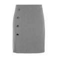 thumbnail image 2 of Falda André Badi Florence Gris 26, 2 of 5