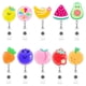 thumbnail image 1 of 10 pieces of acrylic badge with retractable clip, student gift, retractable badge holder, badge holder, 1 of 5