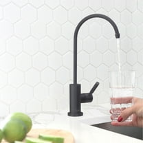 Stylish Lodi Single-Handle Matte Black Water Tap Faucet 11" K-142N