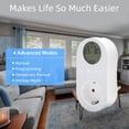 thumbnail image 4 of Labymos Digital Thermostat Outlet Plug 16A Outlet Socket Temperature Controller 5+1+1 Six Periods & Heating, 4 of 8