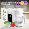 thumbnail image 3 of BooBoo Baby Pureepro V2 5 in 1 Baby Food Maker Steamer and Bottle Warmer, 3 of 6