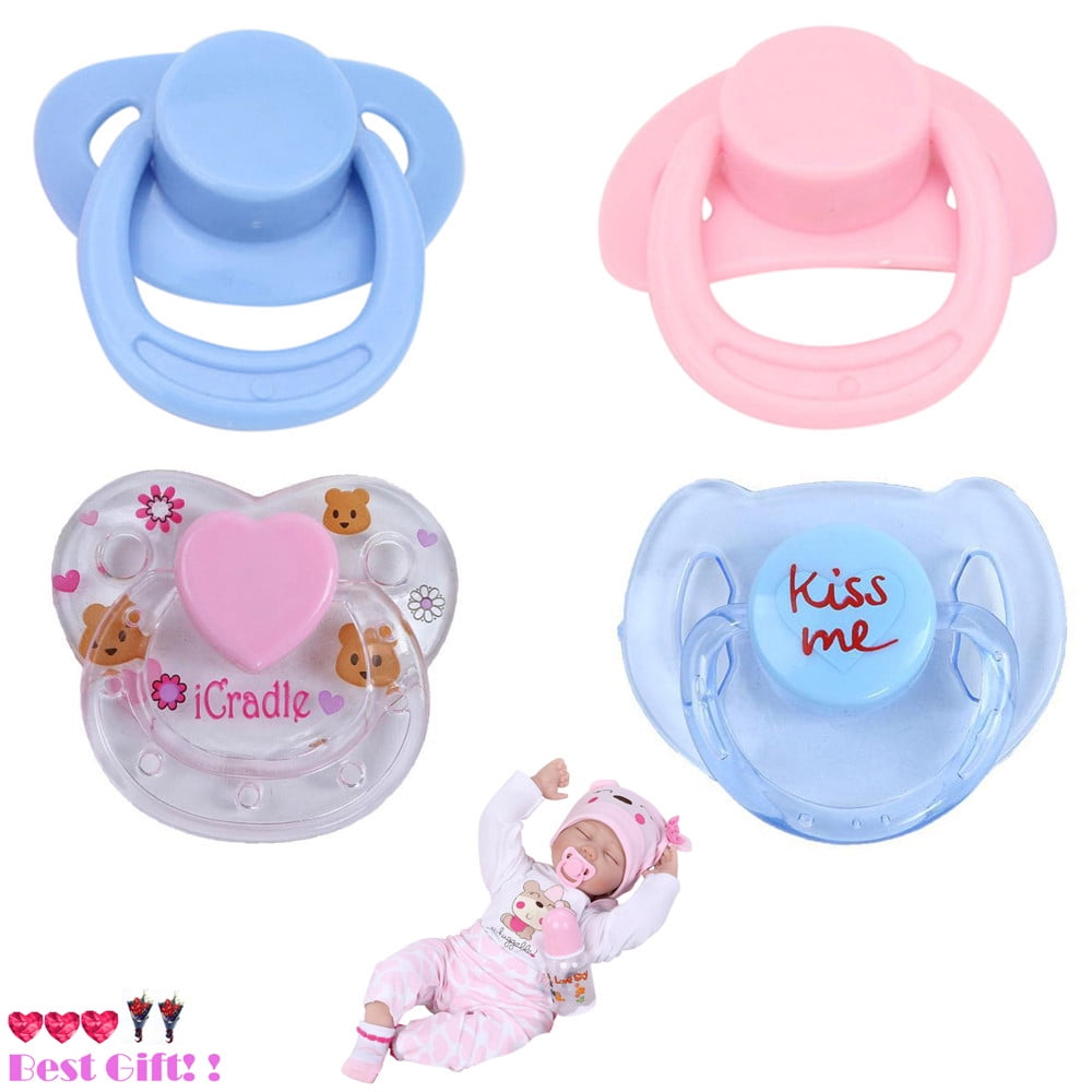 1 pc Doll Accessories Tiny Pacifier Dummy Pink No Magnetic Cute Doll Kits 