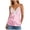 Pink, variant on Mnuaqn Women's Satin Lace Camisole Top V Neck Sleeveless Going Out Party Tank Tops (Dark Green,XXL)