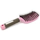 thumbnail image 1 of Cepillo de pelo con cerdas de jabalí curvadas y ventiladas, cepillo de paleta para secado con secador, cepillo para desenredar antifrizz, cepillo para peinar, peine para cabello rizado, fino, ondulado, 1 of 5