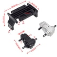 thumbnail image 3 of Tholdsy Caja de cambios RC, accesorios de caja de transferencia, componente modificado profesional, conjunto de componentes de actualización eficiente, Kits de construcción modelo Negro Tholdsy FN010931-01, 3 of 6