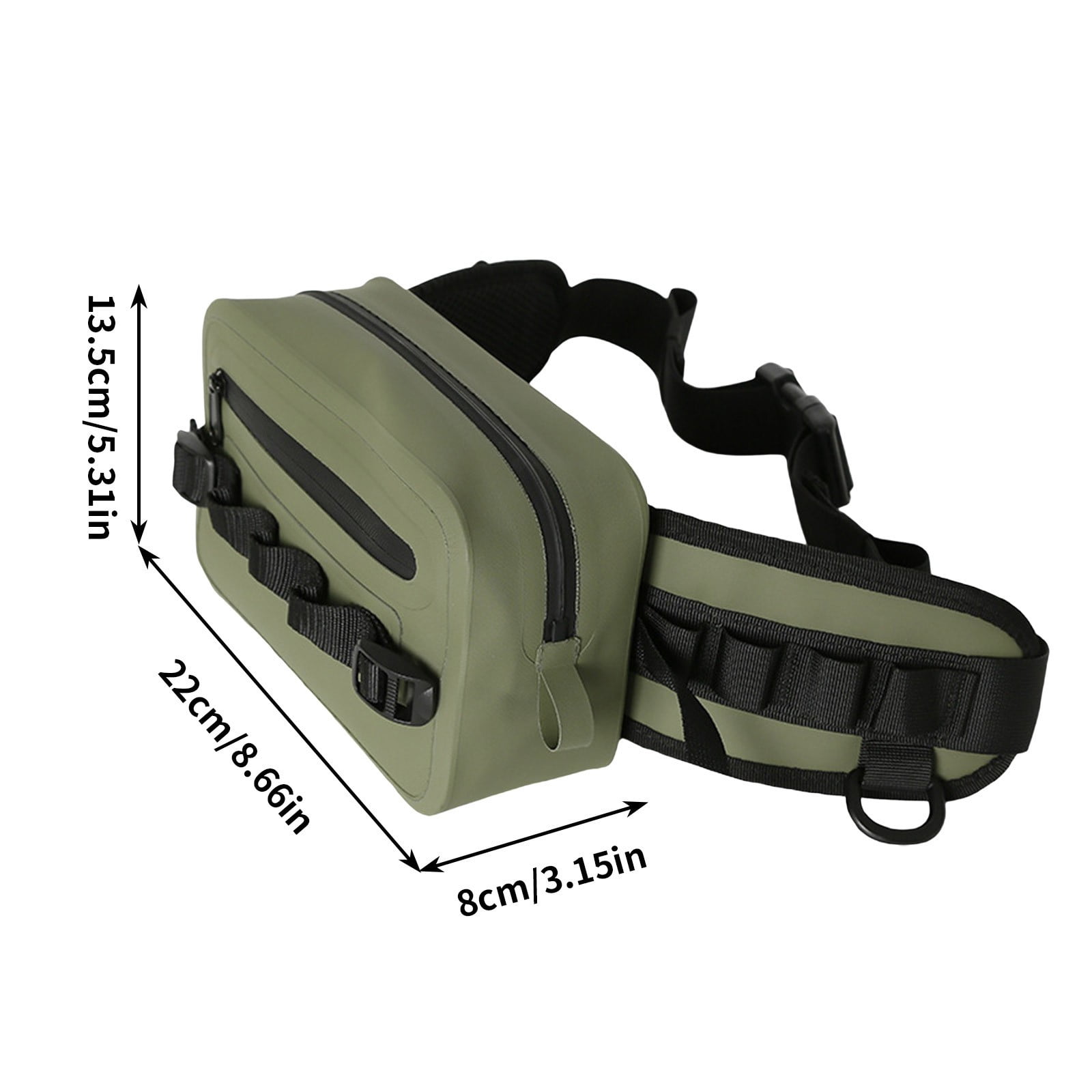 Ke1Clo Waterproof Waist Pack, Outdoor Fishing Mountaineering Riding Multifunctional Large Capacity Fanny Pack, Durable Belt Bag for Hiking Camping Travel Gear