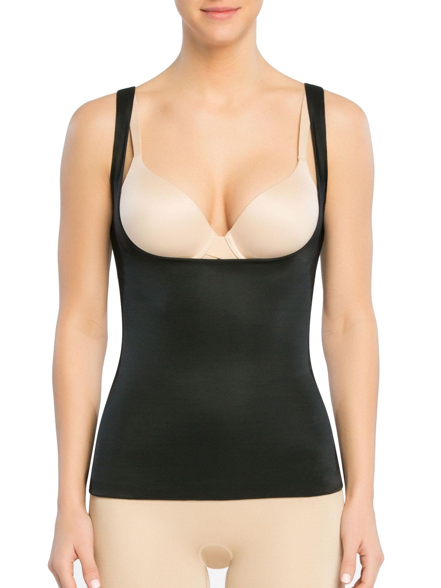 SPANX Power Conceal-Her Open-Bust Cami, Very Black, Small - Walmart.com