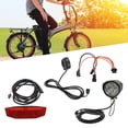 thumbnail image 3 of Electric Bike Light Set, IPX4 Waterproof Electric  Front Rear Light Set Replacement Easy To Control  for Modifications for Electric, 3 of 7