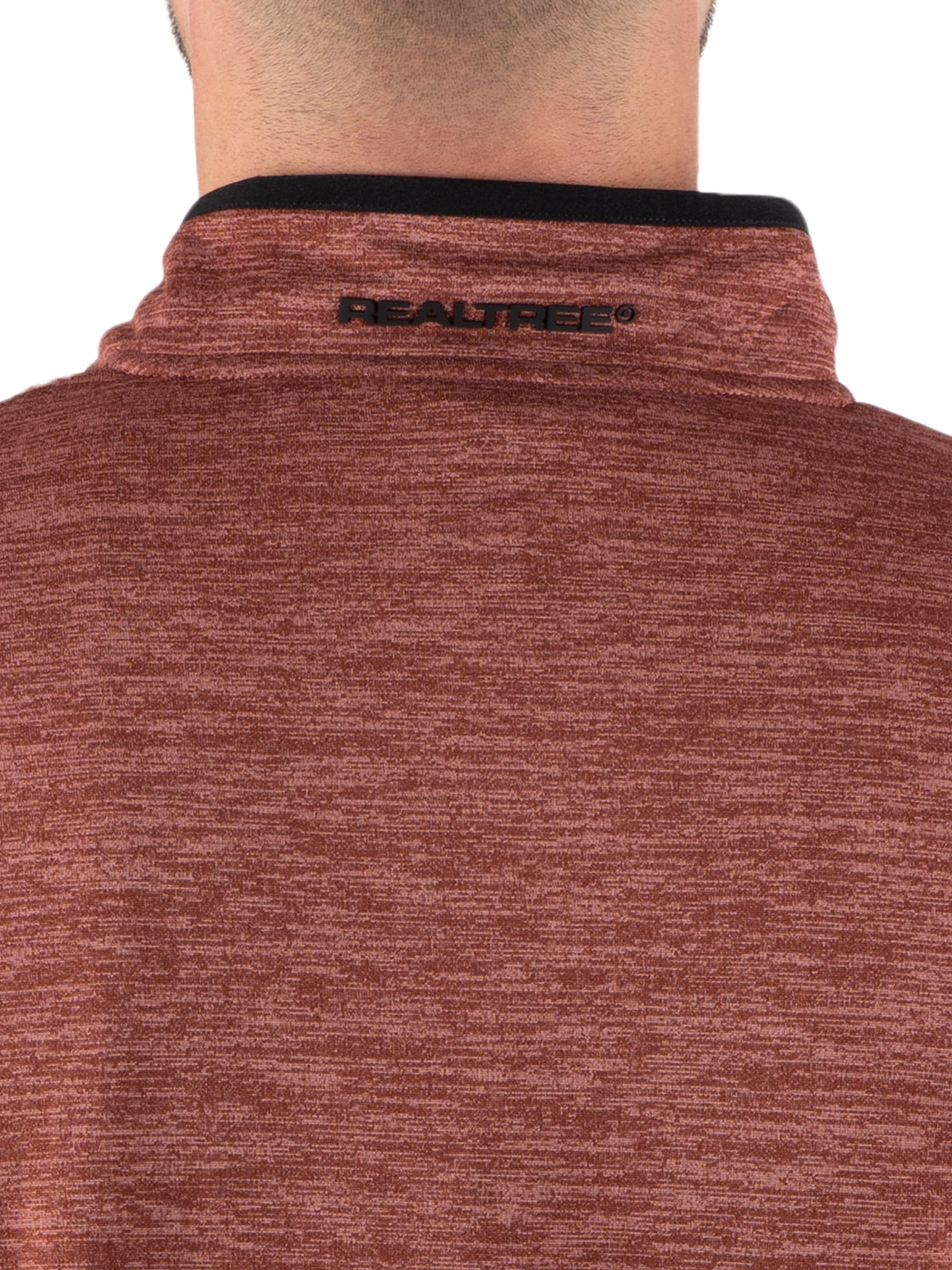 Realtree Men's Fleece Quarter Zip Pullover Sweatshirt, Sizes S-2XL