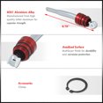 thumbnail image 2 of For BMW E30 E36 E39 E46 M3 M5 Manual Transmission Billet Aluminum Quick Throw Short Shifter Stick Lever Assembly Kit (Silver/Red) - 3-Series 5-Series M/T MT, 2 of 5