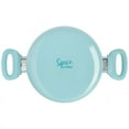 thumbnail image 5 of Spice By Tia Mowry Savory Saffron 5 Quart Ceramic Nonstick Aluminum Dutch Oven with Lid and Steamer in Mint, 5 of 7