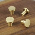thumbnail image 3 of 2pcs Brass Gold Cabinet Knobs And Handles Furniture Handles Drawer Knobs Copper Kitchen Knobs Cabinet Pulls, 3 of 5