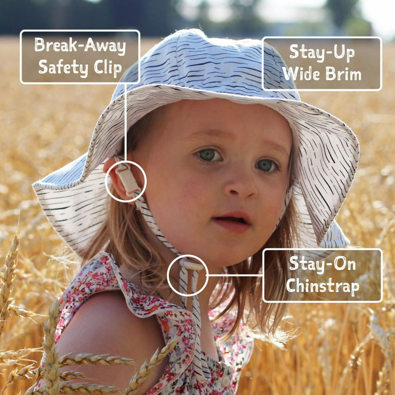 Jan & Jul Kids' Sun-Hats for Girls with UV Protection, Adjustable