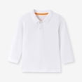 thumbnail image 2 of Tranfacy Toddler Kids Boys Girls Fall Winter Blouse and Shirt Pullover Style Solid Long Sleeve Turndown Collar Daily Outfit Tops for 1‑9 Years Old, 2 of 5