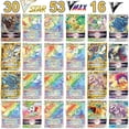 thumbnail image 2 of Cartas de Pokémon de la serie Vstar V VMAX GX MEGA EX, cartas brillantes de Arceus, juego de colección, caja de refuerzo de juguete, 100 piezas Fivean unisex, 2 of 2