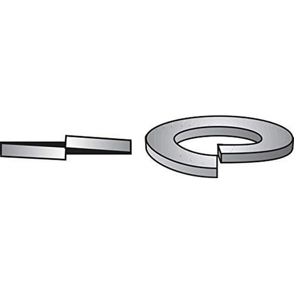 Lock Washer, Medium Split, Stainless Steel, 5/16-In., 100-Pk.