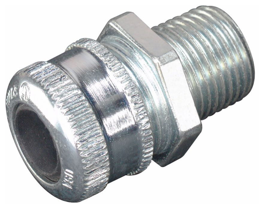 Crouse-Hinds CGB4913 1-1/4" Straight Body Male Thread Cord & Cable Fitting 2 