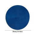 thumbnail image 3 of Blue Round Placemats, Indoor/Outdoor Placemat Set of 6, Round, 15" Diameter, 3 of 9