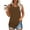 Brown, variant on LOVZFMLL Women's Tank Tops Summer Casual Blouses Sleeveless Flowy Crew Neck Tops Loose Fit Basic Trendy Outfits Clothes Gray L