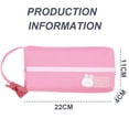 thumbnail image 2 of Estuche para lápices FloreceBien, estuche para lápices de gran capacidad con asa, estuches para lápices, rosa, 2 of 5