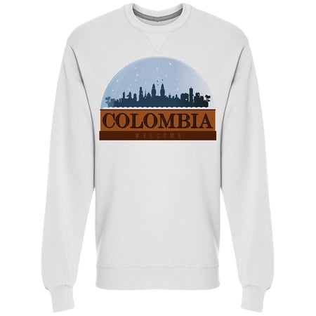 Colombia Skyline Sweatshirt Men -Image by Shutterstock, Male Large