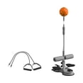 thumbnail image 2 of Barra de abdominales, pelota de reacción de boxeo, pelota de boxeo de altura ajustable, dispositivo de asistencia para ejercicios de abdominales para Cuerda fina gris, 2 of 8