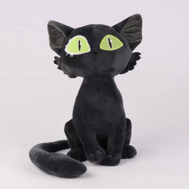 Muñeco de peluche japonés Suzume de 28 cm, gato Daijin Sadaijin, silla de gato de peluche blanco y negro, juguetes suaves Suzuki