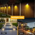 thumbnail image 3 of Paquete de 2 luces solares impermeables para exteriores yeacher 8 LED, 3 of 7