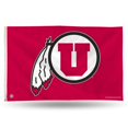 thumbnail image 1 of QIFEIHA Utah Utes Flag 3x5 Feet Banner Flag, 1 of 3
