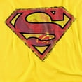 thumbnail image 2 of Superman Action Shield Women's T Shirt, Yellow, Small, 2 of 6