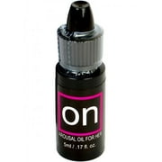 Sensuva ON Original Natural Arousal Oil for Her 5ml - Pack of 2