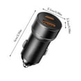 thumbnail image 3 of 66W Fast Charging Car Charger with USB Port – Accessory for All Drivers Compatible with Multiple Devices and Models, 3 of 6