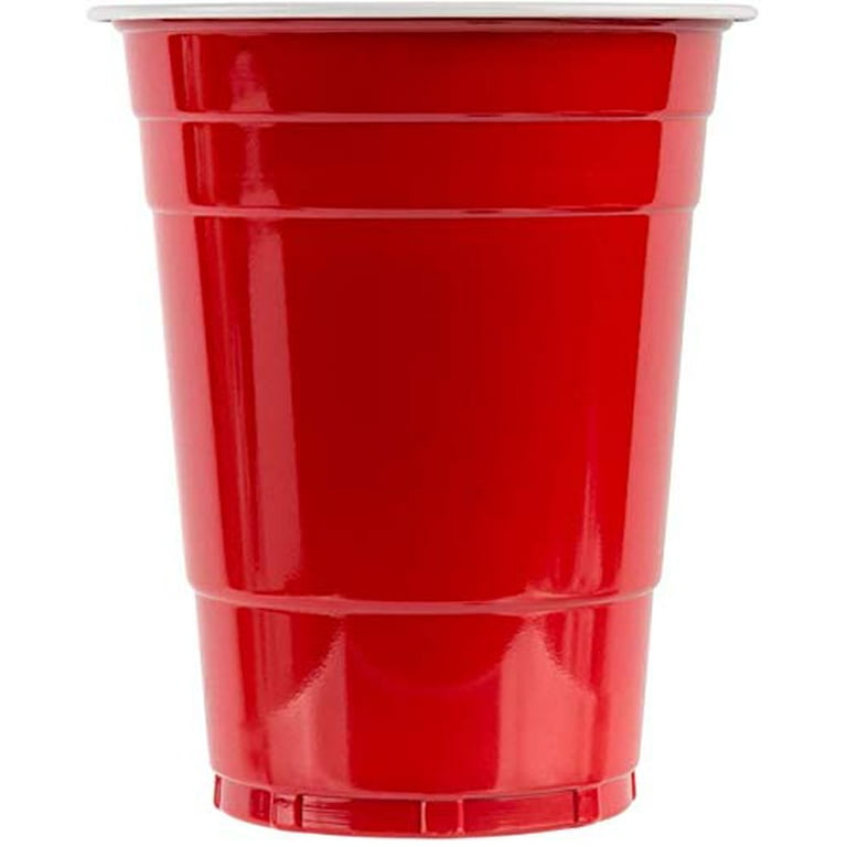 Red Party Cups (100-Pack) - Mounteen  Party cups, Red cup party, Red party