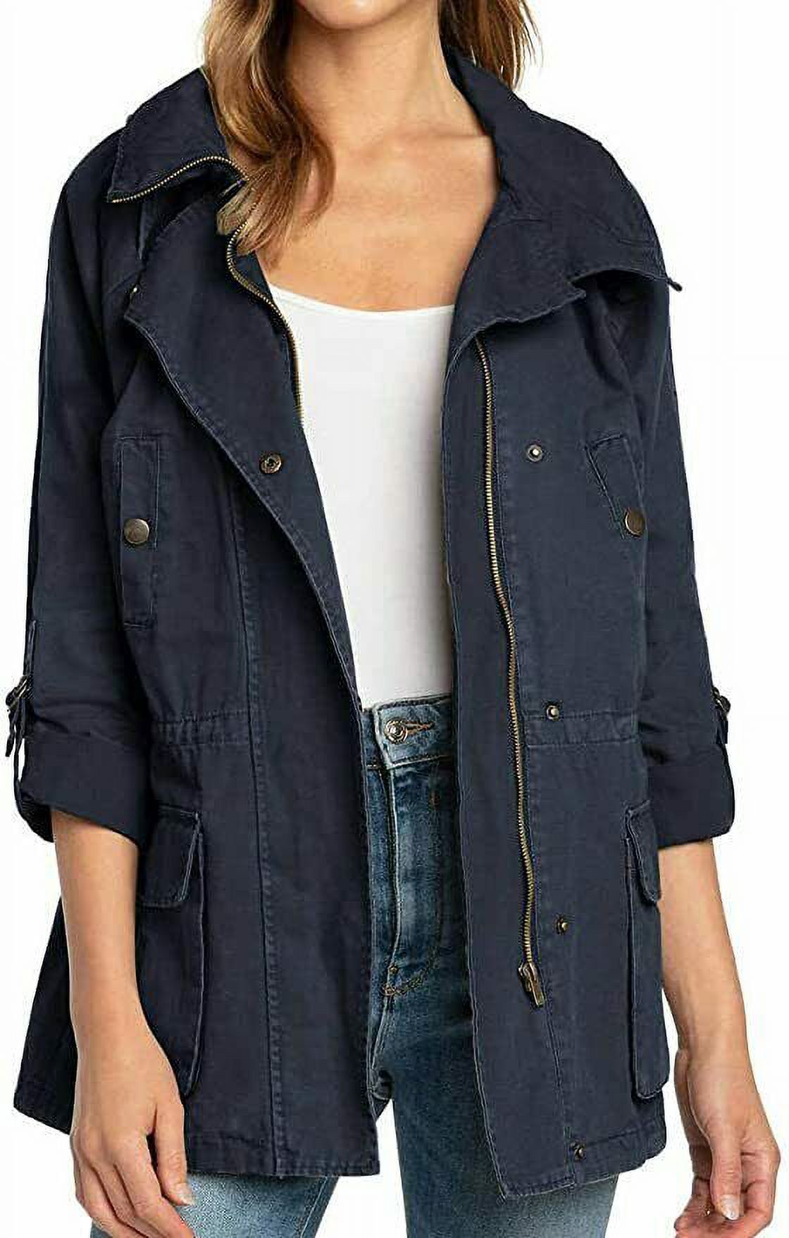 Matty M Ladies' Anorak Jacket (Navy, Medium) - image 3 of 3