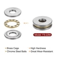 thumbnail image 4 of Uxcell F8-22M Miniature Thrust Ball Bearings 8x22x7mm Chrome Steel with Washers 5 Pack, 4 of 5