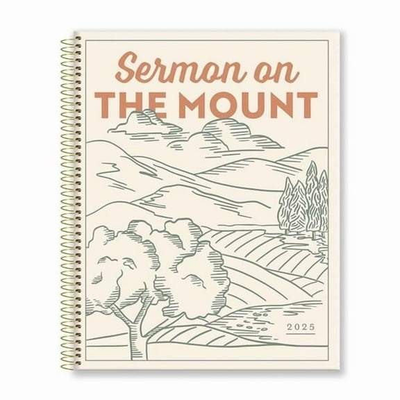 Three Sixteen Publishing 371411 Sermon on the Mount Landscape Edition 2025 17 Month Bible Memory Planner