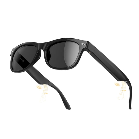 Smart Audio Glasses with Polarized HD Lenses – 10H Battery, Touch Control Open-Ear Speakers for Music & Calls,IPX4 Sweat/Water Resistance, Ideal for Driving, Sports & Travel
