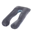 thumbnail image 1 of Almohada Forma U Lavable para Mujeres Embarazo Multifunción en Napeing (gris Oscuro) Azul, 1 of 9