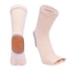 thumbnail image 5 of Paquete de 2-4 calcetines de yoga para mujer, sin dedos, antideslizantes, con agarre de goma, talón, barra de baile 2 piezas, 5 of 8