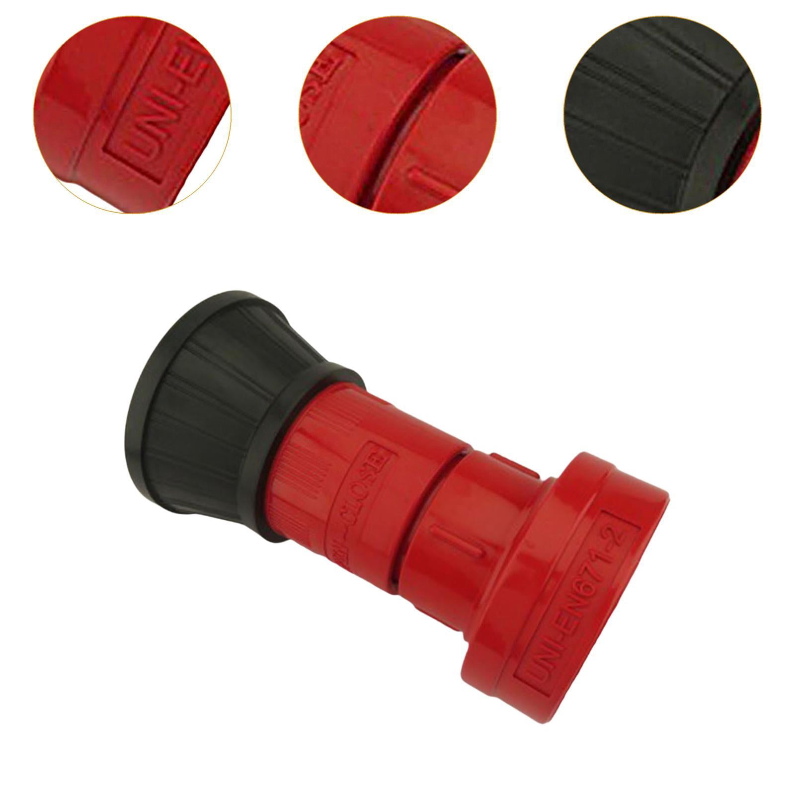 colaxi Fire Hose Nozzle High Pressure Spray Nozzle Practical Irrigation Accessory Home Cleaning Premium Multifunction Fire Equipment , 2 inch