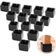 thumbnail image 2 of Protectores de piso para patas de silla Tapas cuadradas para patas de silla Tapas de silicona para patas de mesa Tazas Muebles Almohadillas para pies de mesa Cubiertas que evitan r, 2 of 5