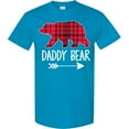 thumbnail image 3 of Inktastic Plaid Daddy Bear with Arrow T-Shirt, 3 of 5