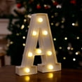 thumbnail image 2 of Light Up Letters, Marquee Light Up Numbers, Battery Powered and Bright with Every Letter of The Alphabet, for Wedding, Birthday, Party, Celebration, Christmas or Home Decoration, 2 of 3
