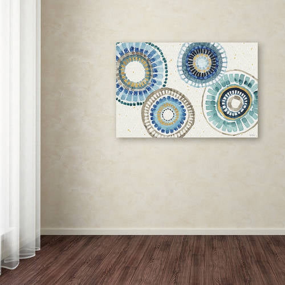 Trademark Fine Art "Indigold XXV" Canvas Art by Lisa Audit