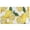 Yellow Lemon Fruit, variant on Yellow Lemon Fruit Slices White Pattern Door Rugs,Washable Non Slip Door Mats Indoor,Decorative Door Mats,Entry Mat Indoor for Entrance,Bedroom,Kitchen,Bathroom,17"x30"